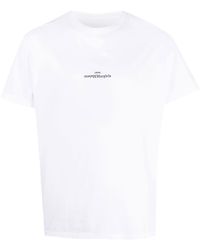 Maison Margiela - Camiseta con logo distorsionado - Lyst