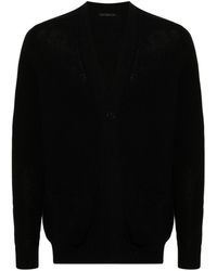 Low Brand - Fine-knit Cotton Cardigan - Lyst