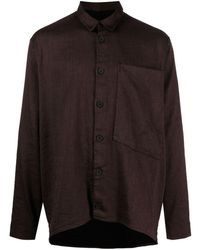 Transit - Patch-pocket Button-up Shirt - Lyst
