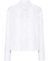 Genny - Sequin-Embellished Poplin Shirt - Lyst