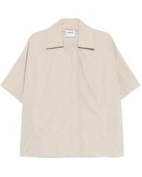 Aspesi - Short-Sleeve Concealed-Fastening Jacket - Lyst