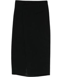 Liviana Conti - Slit Midi Skirt - Lyst