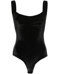 Atu Body Couture - Square-Neck Velvet Bodysuit - Lyst