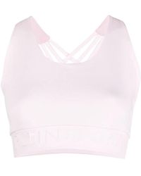 Philipp Plein - Crossover-Strap Sports Bra - Lyst