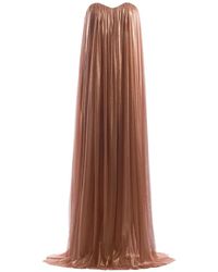 IMROSKA - Gaia Strapless Maxi Dress - Lyst