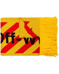 Off-White c/o Virgil Abloh Schal mit Pfeil-Logo - Gelb