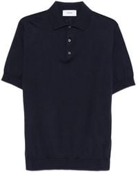 Lardini - Button Placket Polo Shirt - Lyst