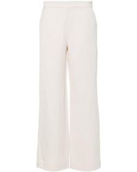 Antonelli - Ribes Textured Straight Trousers - Lyst
