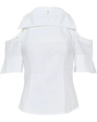 GRACE ELWOOD - Button Detail Top - Lyst