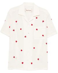 BAZISZT - Heart-Motif Short-Sleeve Shirt - Lyst