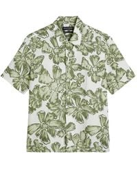 Marc O' Polo - Floral-Print Short-Sleeve Shirt - Lyst