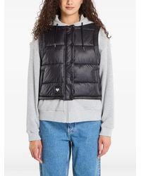 Desigual - Quilted Hooded Jacket - Lyst