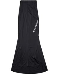 Balenciaga - Sporty B Maxi Mermaid Skirt - Lyst