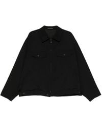Yohji Yamamoto - Zip-Up Shirt Jacket - Lyst