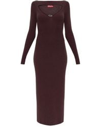 DIESEL - Cutout Logo Dress - Lyst