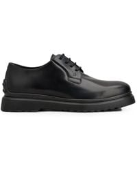 Tod's - Gommino-Detail Chunky-Sole Derby Shoes - Lyst