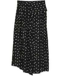 Christian Wijnants - Sedona Polka-Dot Ruffled Midi Skirt - Lyst