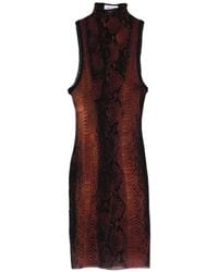 Jean Paul Gaultier - Body-Hugging Mini Dress With Snake Print - Lyst