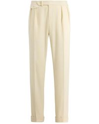 Ralph Lauren - Pleated Wool Trousers - Lyst