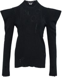 Junya Watanabe - Ribbed Wool Sweater - Lyst