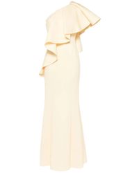 Saiid Kobeisy - Ruffled scuba dress - Lyst