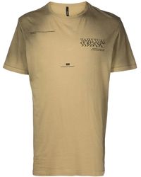 ISO.POETISM - Slogan-Print Short-Sleeve T-Shirt - Lyst