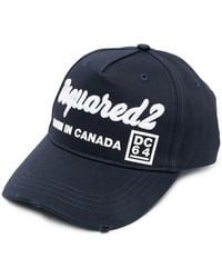 DSquared² - Baseballkappe Mit Logo-Print - Lyst