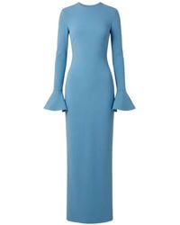 Solace London - The Alicia Maxi Flared-Cuff Dress - Lyst