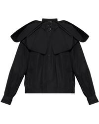 Noir Kei Ninomiya - X Comme Des Garçons Bow-Detail Shirt - Lyst