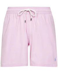 Polo Ralph Lauren - Traveler Drawstring-Waist Swim Shorts - Lyst