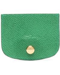 Longchamp - Épure Kartenetui Mit Logo-Stickerei - Lyst