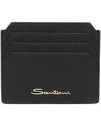 Santoni - Logo-Print Wallet - Lyst