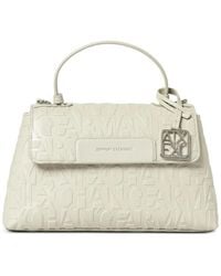Emporio Armani - Logo-Embossed Shoulder Bag - Lyst