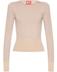 DIESEL - M-Sleshs Knitted Top - Lyst