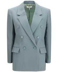 Chloé - Veste En Laine À Boutonnière Croisée - Lyst