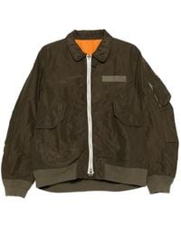 Sacai - Veste À Empiècements Bicolores - Lyst