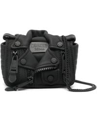 Moschino - Mini Biker Leather Bag - Lyst