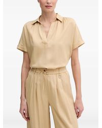 Joop! - Short-Sleeved V-Neck Top - Lyst