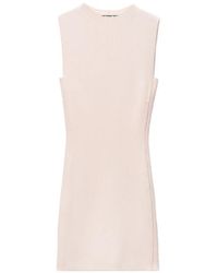 Alexander Wang - Debossed-Logo Mini Dress - Lyst