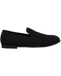 Dolce & Gabbana - Floral-Jacquard Brocade Loafers - Lyst