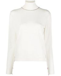 Maison Margiela - Turtleneck Wool Sweater - Lyst