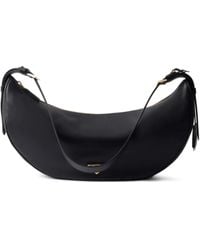 Prada - Demi-Lune Large Leather Shoulder Bag - Lyst