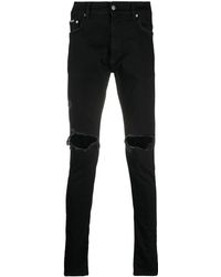 represent distressed jeans