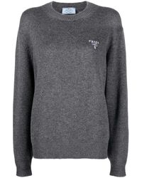 Prada - Jersey Con Logo En El Pecho - Lyst