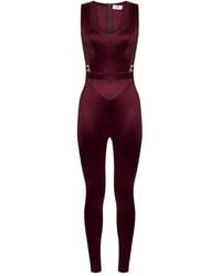 Elisabetta Franchi - Jumpsuit Met Logo - Lyst