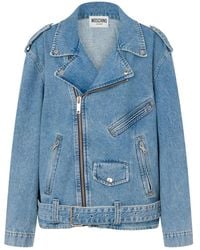 Moschino - Jacke Mit Gürtel - Lyst