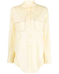 Forte - Crystal-Embellished Linen-Cotton Shirt - Lyst