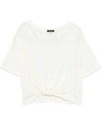 R13 - Twisted Front Tee - Lyst