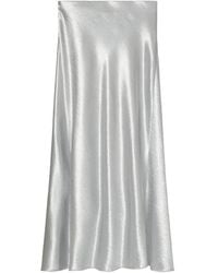 Tory Burch - Satin Midi Skirt - Lyst