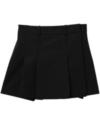 Helmut Lang - Pleated Mini Skirt - Lyst
